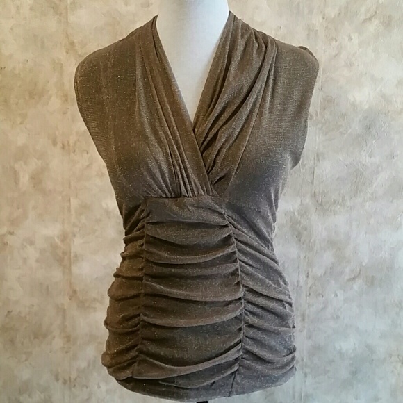 Kenneth Cole Tops - Kenneth Cole gold sleeveless top